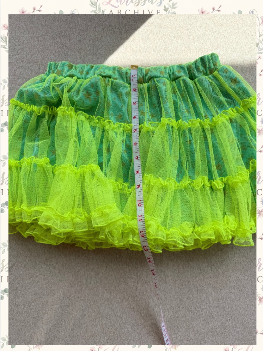 Pink-Latte Dance | 2019 Neon Star Tulle Streetwear Skort | Size JP S | Fits XS - Picture 6 of 16